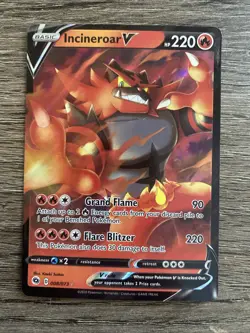 Incineroar V 008/073 - Pokemon Champion's Path - Ultra Rare - Near Mint - Image 1