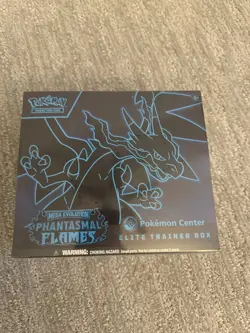 Phantasmal Flames Pokemon Center Elite Trainer Box Factory Sealed - Image 1