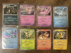 Pokemon - Prismatic Evolution Eeveelution Cosmos Holo Costco Promo Full Set - Image 1