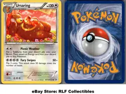 2013 Pokemon, Legendary Treasures, #RC16/RC25 Ursaring, Holo Common - Image 1