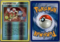 2007 Pokemon, D&P Mysterious Treasures, #111/123 Fossil Excavator Reverse Holo U - Image 1