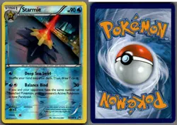 2015 Pokemon, XY BREAKthrough, #30/162 Starmie, Reverse Holo Uncommon - Image 1