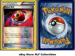 2015 Pokemon, XY Primal Clash, #136/160 Repeat Ball, Reverse Holo Uncommon - Image 1