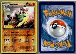 2014 Pokemon, XY Furious Fists, #50/111 Breloom, Reverse Holo Rare - Image 1