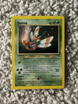 Yanma Holo Pokemon WOTC 2001 Neo Discovery 17/75 Orb NM Pack Fresh - Image 2