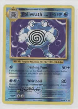 Poliwrath Reverse Foil Pokemon XY Evolutions 20th Anniversary #25 - Image 1