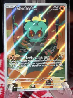 Marshadow 146/132 Me01: Mega Evolution Holo rare illustration Pokemon TCG - Image 1