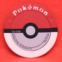 Eevee Pokemon Battrio Coin 02-038 2007 Vintage Rare Nintendo Japanese F/S - Image 2