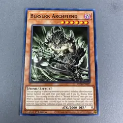 Yugioh Berserk Archfiend PHNI-EN027 Phantom Nightmare 1st Edition Common - Image 1