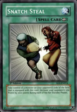 Snatch Steal - 1st Edition SD3-EN014 - LP - YuGiOh - Image 1