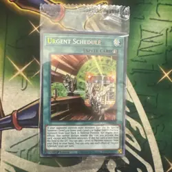 Yugioh! Urgent Schedule LDS2-EN125 Secret Rare 1st Edition NM Sealed 1st Edition - Image 1