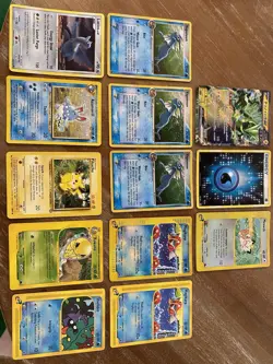 Pokemon cards 13 card bulk lot mostly Holos - Image 1