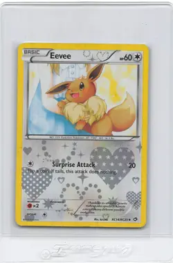 Eevee RC14/RC25 - REVERSE HOLO - Radiant Collection - 2013 POKEMON CARD - MP - Image 1