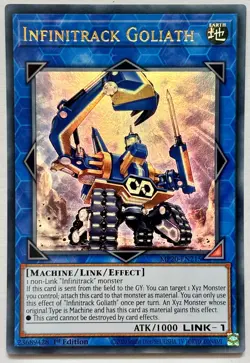 MP20-EN215 Infinitrack Goliath - Ultra Rare 1st Edition Near Mint YuGiOh Card - Image 1