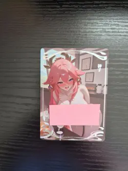 Goddess Story Full Pond of Squirting Card - Genshin Impact - Yae Miko - SU-18 - Image 1