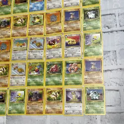 Pokemon 1999 Jungle - Lot of 90 Cards Vintage Vtg Card - LP-LP+ Nintendo Pokemon - Image 2