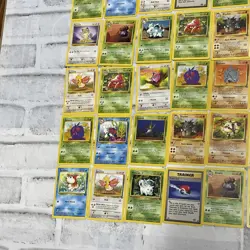 Pokemon 1999 Jungle - Lot of 90 Cards Vintage Vtg Card - LP-LP+ Nintendo Pokemon - Image 4
