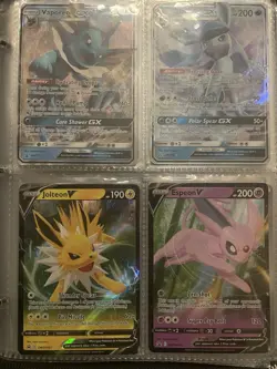Pokemon Card Binder With mixed Holo Cards - Image 1