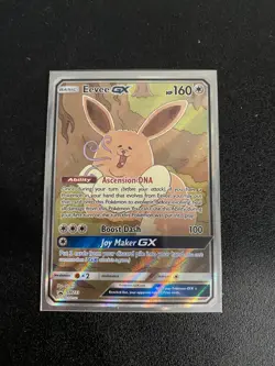 Eevee GX SM233 Full Art Holo Pokemon TCG Sun and Moon Black Star Promo Card NM - Image 1