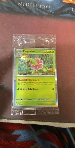 Pokemon TCG Mega Evolution Prerelease STAFF Promo Pack - 4 Cards sealed - Image 1
