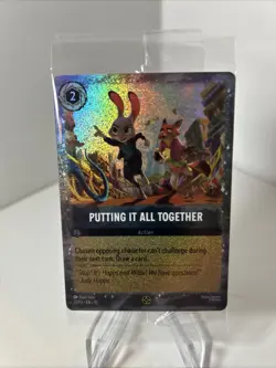 Zootopia 2 “Putting It All Together” Disney Lorcana Promo Trading Card SEALED - Image 1