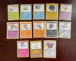 Pokemon Hidden Fates Baby Shiny Lot of 13 Cards - Image 1