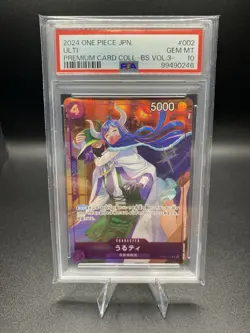 Ulti One Piece JPN Premium Card Collection VOL. 3 #002 PSA 10 - Image 1