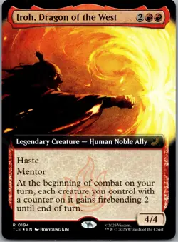 Iroh, Dragon of the West - #194 Foil Extended - Avatar: The Last Airbender - Mtg - Image 1