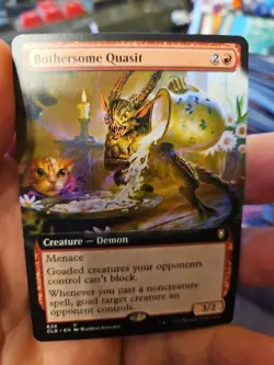 MTG - Battle for Baldur's Gate - Bothersome Quasit - Extended Art - NM - NF - Image 1