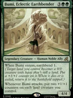 MTG - Bumi, Eclectic Earthbender 248 Avatar: The Last Airbender: Eternal-Legal R - Image 1