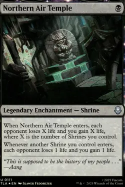 MTG - Northern Air Temple 111 Avatar: The Last Airbender U - Foil - Image 1