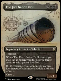 MTG - The Fire Nation Drill (Borderless) 321 Avatar: The Last Airbender R - Foil - Image 1