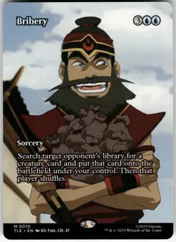 MTG - Bribery (Borderless) 10 Avatar: The Last Airbender: Eternal-Legal M - Image 1