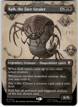 MTG - Koh, the Face Stealer (Borderless) 322 Avatar: The Last Airbender M - Image 1