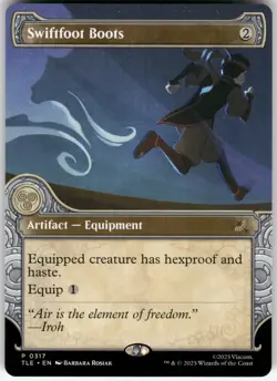 MTG - Swiftfoot Boots (Showcase) 317 Avatar: The Last Airbender: Eternal-Legal P - Image 1