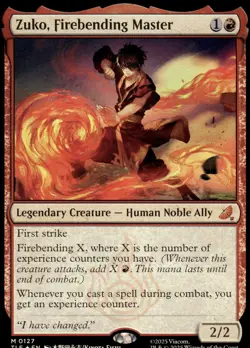 MTG - Zuko, Firebending Master 127 Avatar - Foil - Image 1