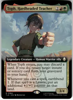 MTG - Toph, Hardheaded Teacher (Extended Art) 384 Avatar: The Last Airbender R - Image 1