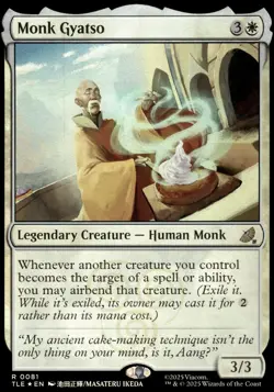 MTG - Monk Gyatso 81 Avatar: The Last Airbender: Eternal-Legal R - Foil - Image 1