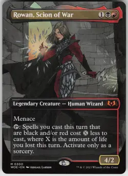 Rowan, Scion of War (Borderless) M Wilds of Eldraine 300 Near Mint - Image 1