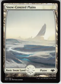 Snow-Covered Plains L Modern Horizons 250 Near Mint - Image 1
