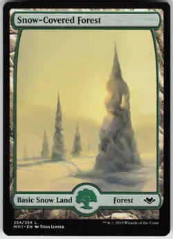 Snow-Covered Forest L Modern Horizons 254 Near Mint - Image 1