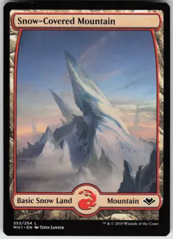 Snow-Covered Mountain L Modern Horizons 253 Near Mint - Image 1