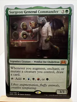 MTG Surgeon ~General~ Commander 72 Mythic Creature UND Unsanctioned - Image 1