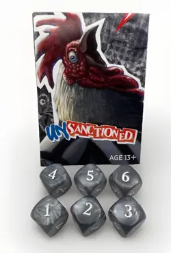 6x MTG Magic the Gathering Unsanctioned Six sided Die Dice Brand New D6 - Image 1