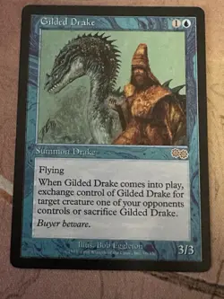 Gilded Drake Urza's Saga Magic The Gathering MTG CLEAN edh Cedh - Image 2