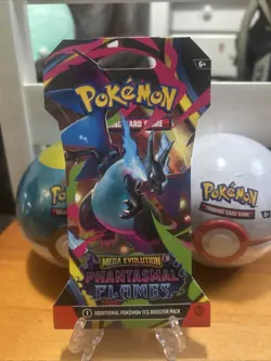 Sealed Charizard English Phantasmal Flames Sleeved Booster Pack Pokemon TCG New - Image 1