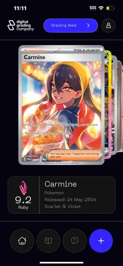 Carmine SAR 130/101 sv6 Pokemon Mask of Change Japanese - Image 3