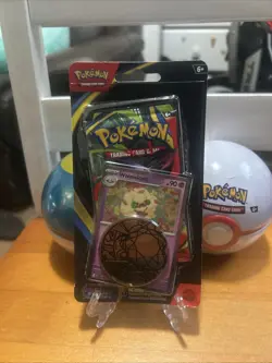 Pokemon TCG Phantasmal Flames Blister Pack Whimscott Promo with coin Sealed - Image 1