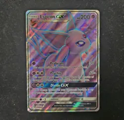LP/MP Espeon GX - SM Base Set 140/149 Ultra Rare Full Art Pokemon TCG - Image 1