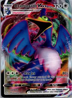 Pokemon TCG Cramorant VMAX 055/072 Full Art - Shining Fates - NM/M - Ultra Rare - Image 1